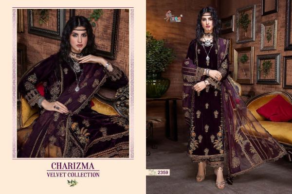 Shree Charizma Velvet Designer Collection Pakistani Salwar Suits